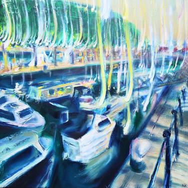 Original Impressionism Boat Paintings by Nick Pike