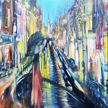 Original Impressionism Cities Paintings by Nick Pike