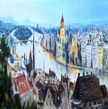 Original Cities Paintings by Nick Pike