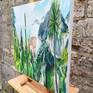 Le Jardin Exotique - easel, side view