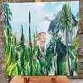 Le Jardin Exotique - easel