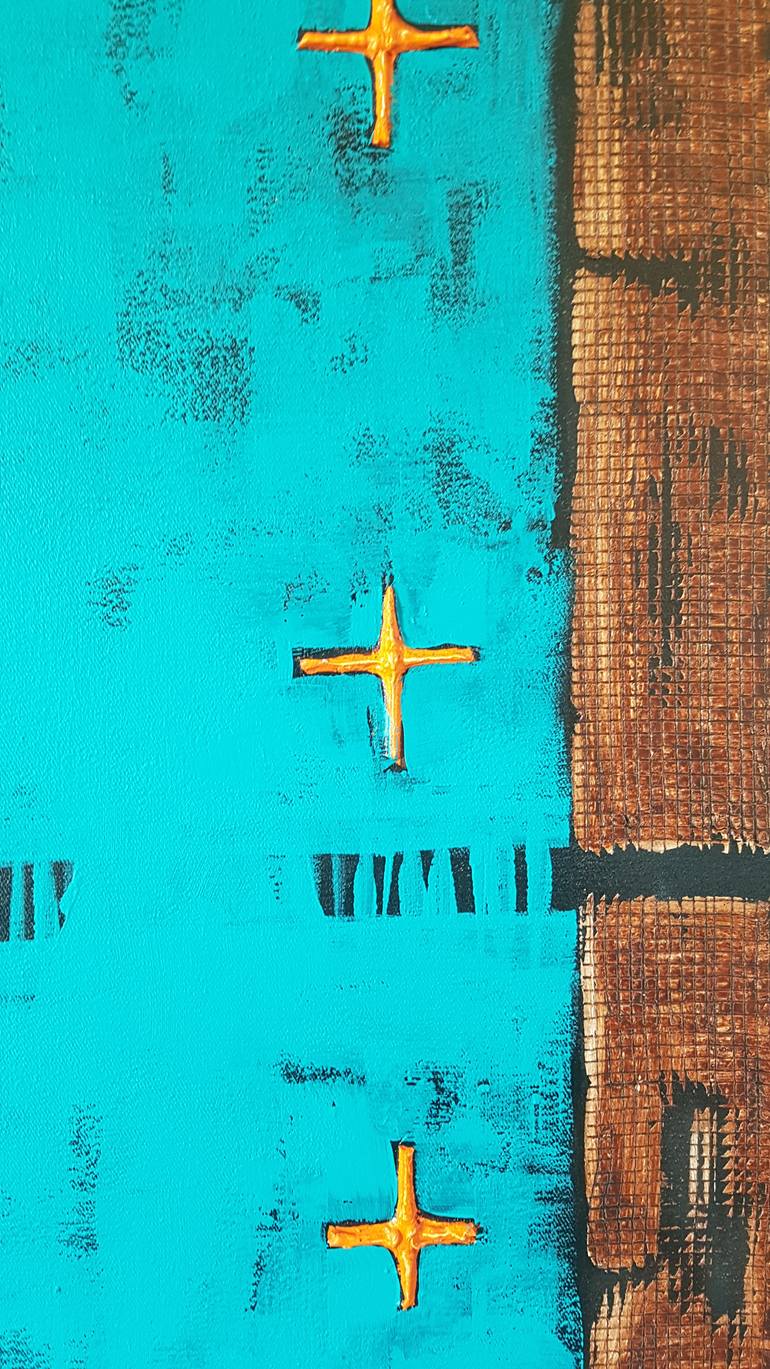 Original Minimalism Abstract Painting by Arkadiusz ŚWiderski