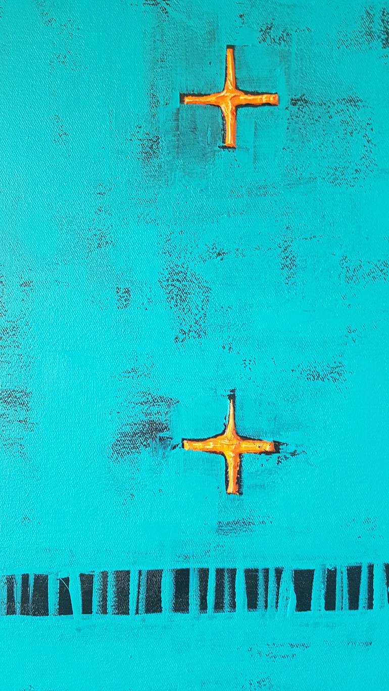 Original Minimalism Abstract Painting by Arkadiusz ŚWiderski