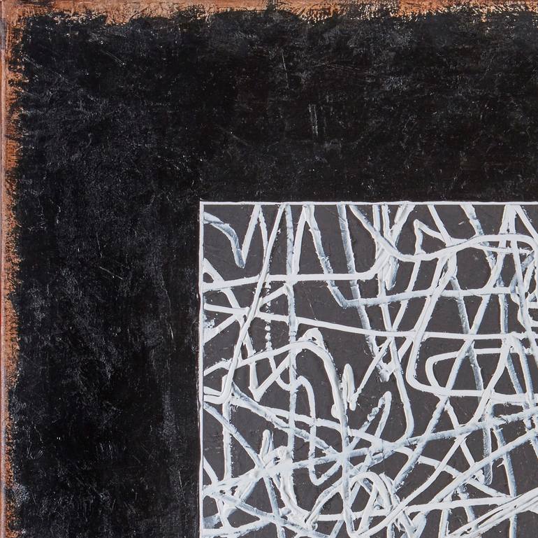 Original Abstract Geometric Painting by Arkadiusz ŚWiderski