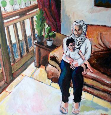 Original Family Painting by Jennifer Stelco