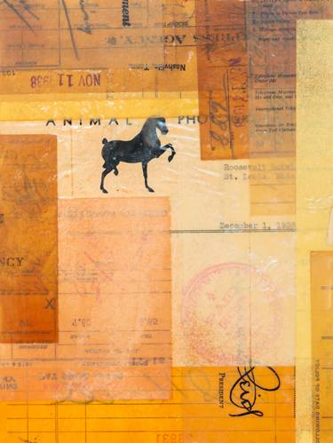 Saatchi Art Artist Gavin Zeigler; Collage, “Wall Series #37” #art