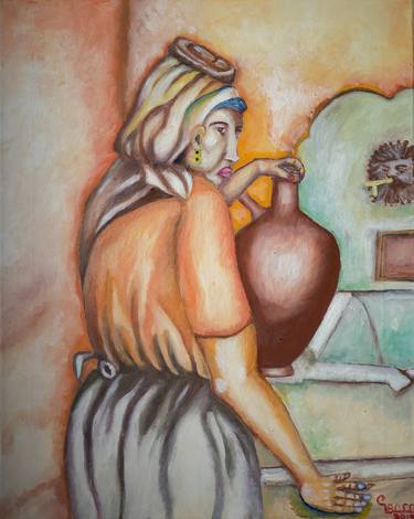 Original Women Painting by Luigi Grossi