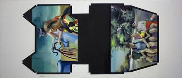 Original Conceptual People Painting by Dani Prokisch