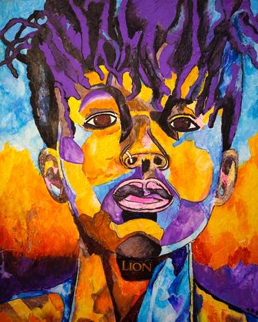 Original Abstract Expressionism Portrait Paintings by Angela Green