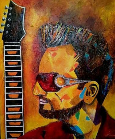 Original Music Paintings by Angela Green