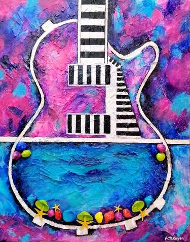Print of Fine Art Music Paintings by Angela Green