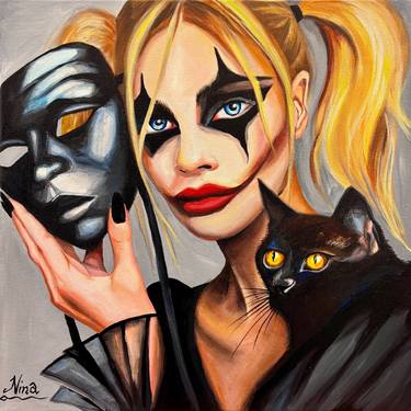 Original Conceptual Women Painting by Nina Fabunmi