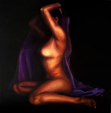 Print of Fine Art Nude Paintings by Nina Fabunmi