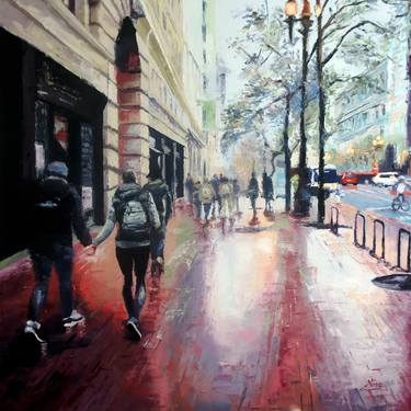 Print of Fine Art Cities Paintings by Nina Fabunmi