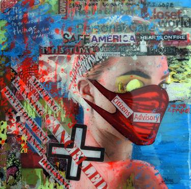 Print of Conceptual Popular culture Collage by Nina Fabunmi