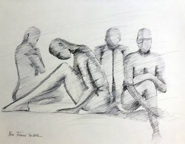 Print of Body Drawings by Nina Fabunmi