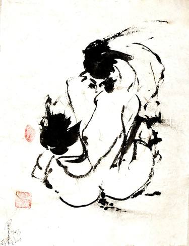 Print of Erotic Paintings by jingjing Luo