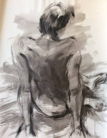 Print of Figurative Women Drawings by Bernie Goddard