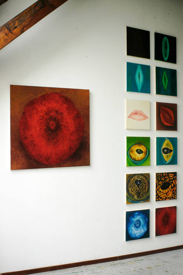 Original Minimalism Abstract Painting by Martha Fyrigos