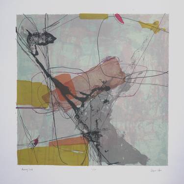 Print of Abstract Expressionism Abstract Printmaking by Dongze Huo