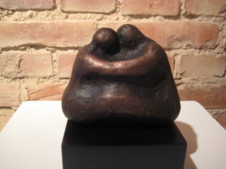 Original Figurative Love Sculpture by Josefina Nerell