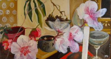 Original Figurative Still Life Paintings by Marie-Pierre Garnier