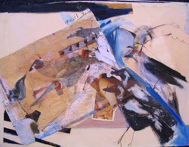 Original Figurative Animal Collage by Timothy Dell