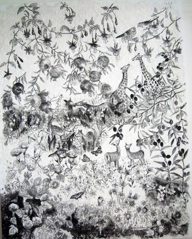 Print of Garden Paintings by Sook-hee Lee