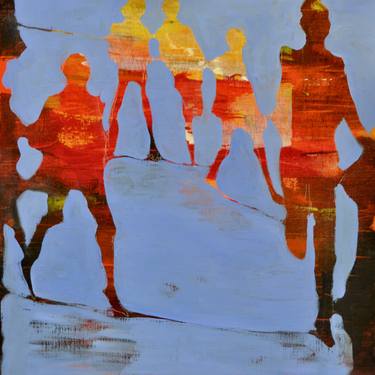 Print of Figurative People Paintings by Inge Dompas