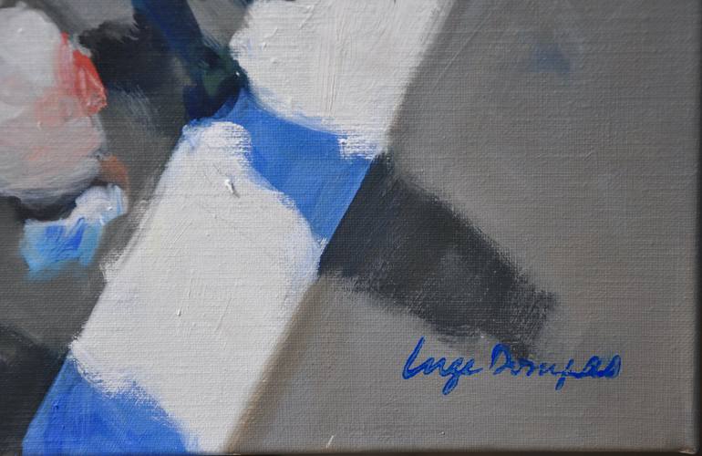 Original Documentary People Painting by Inge Dompas