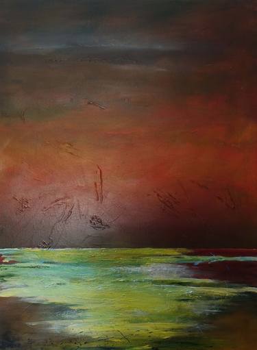 Original Abstract Expressionism Seascape Paintings by Timothy Huitson