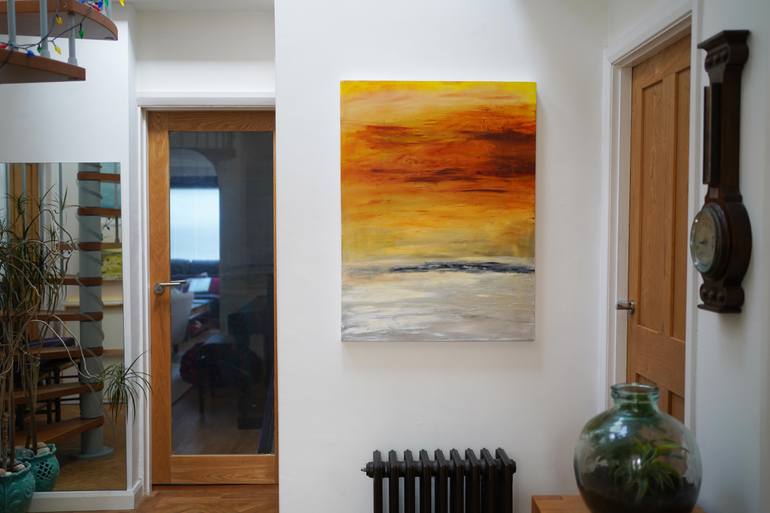 Original Expressionism Seascape Painting by Timothy Huitson