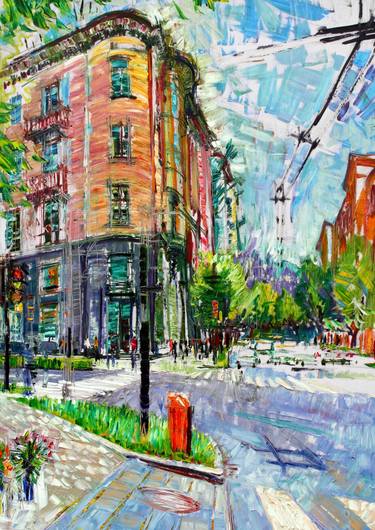 Print of Expressionism Cities Paintings by Vladimir Shahinyan