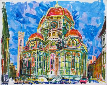Print of Expressionism Cities Paintings by Vladimir Shahinyan