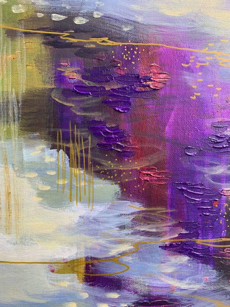 Original Abstract Painting by Alissa Kim Tjen