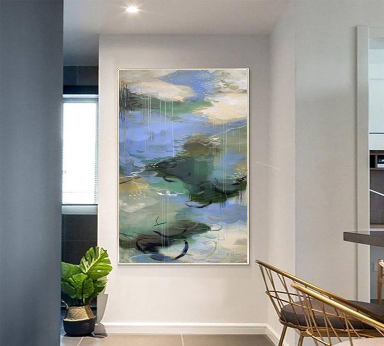 Original Abstract Painting by Alissa Kim Tjen