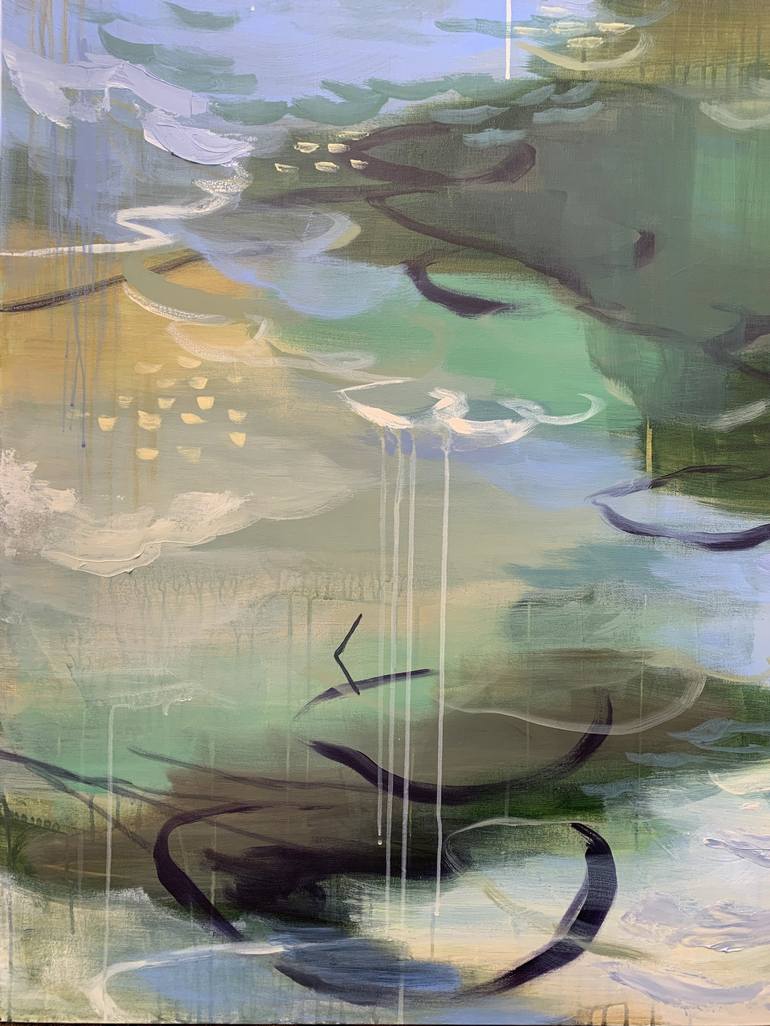 Original Abstract Painting by Alissa Kim Tjen