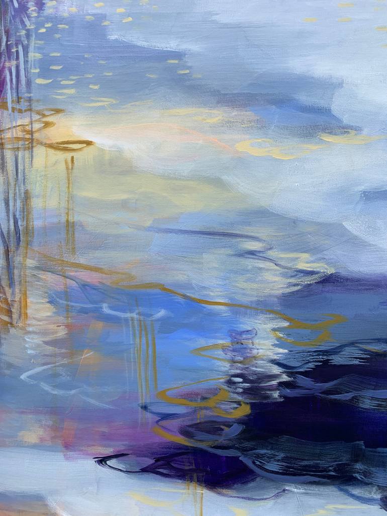Original Abstract Expressionism Abstract Painting by Alissa Kim Tjen