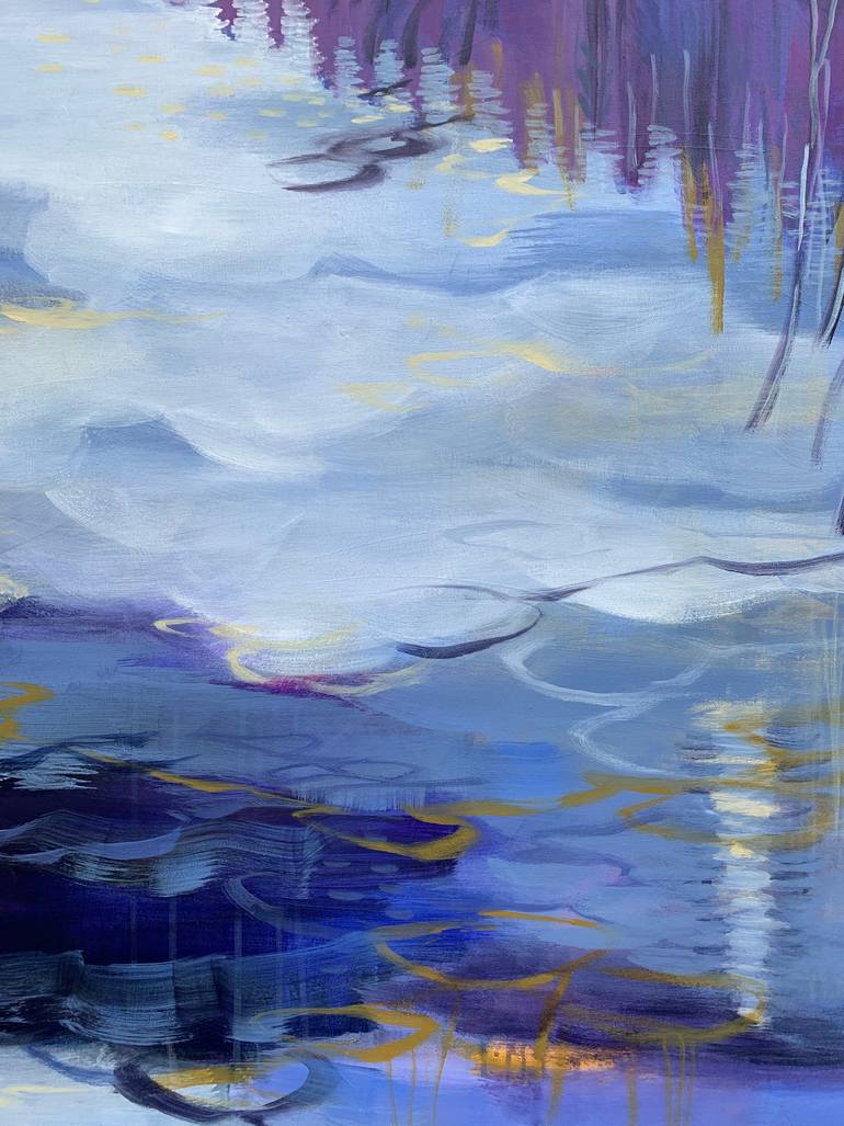 Original Abstract Expressionism Abstract Painting by Alissa Kim Tjen