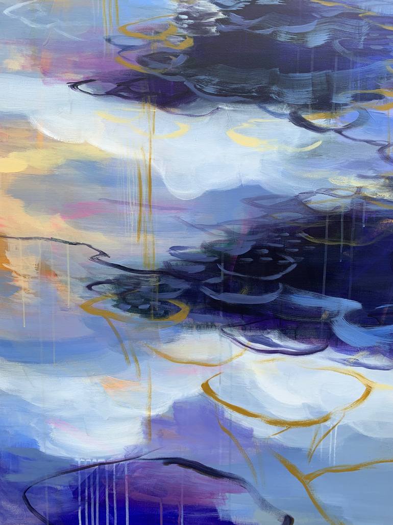 Original Abstract Expressionism Abstract Painting by Alissa Kim Tjen