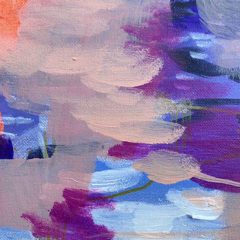 Original Abstract Expressionism Abstract Painting by Alissa Kim Tjen