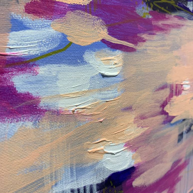 Original Abstract Expressionism Abstract Painting by Alissa Kim Tjen