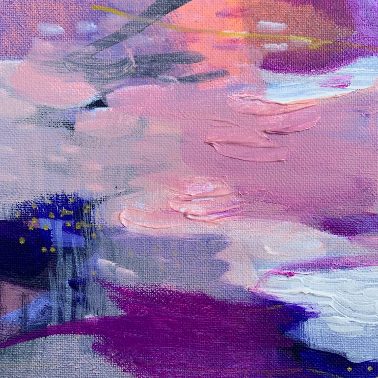 Original Abstract Expressionism Abstract Painting by Alissa Kim Tjen