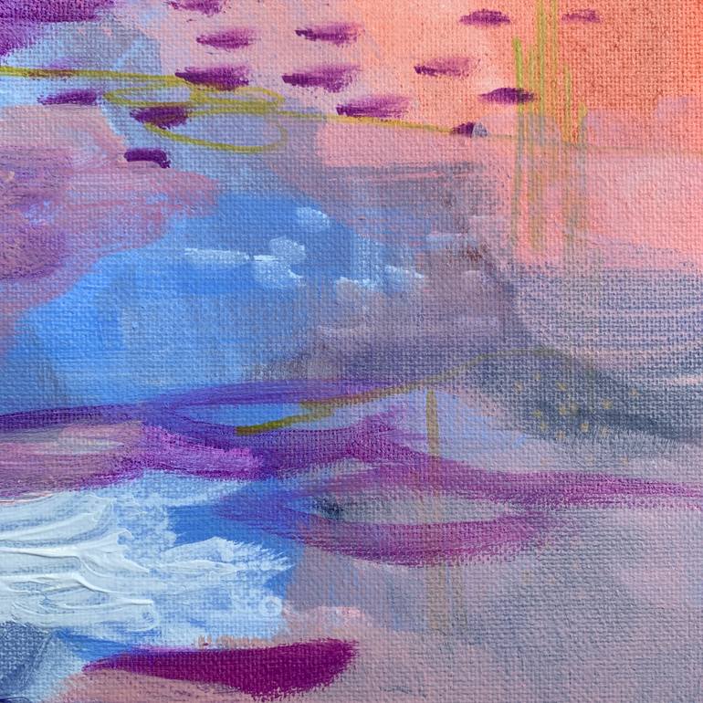 Original Abstract Expressionism Abstract Painting by Alissa Kim Tjen