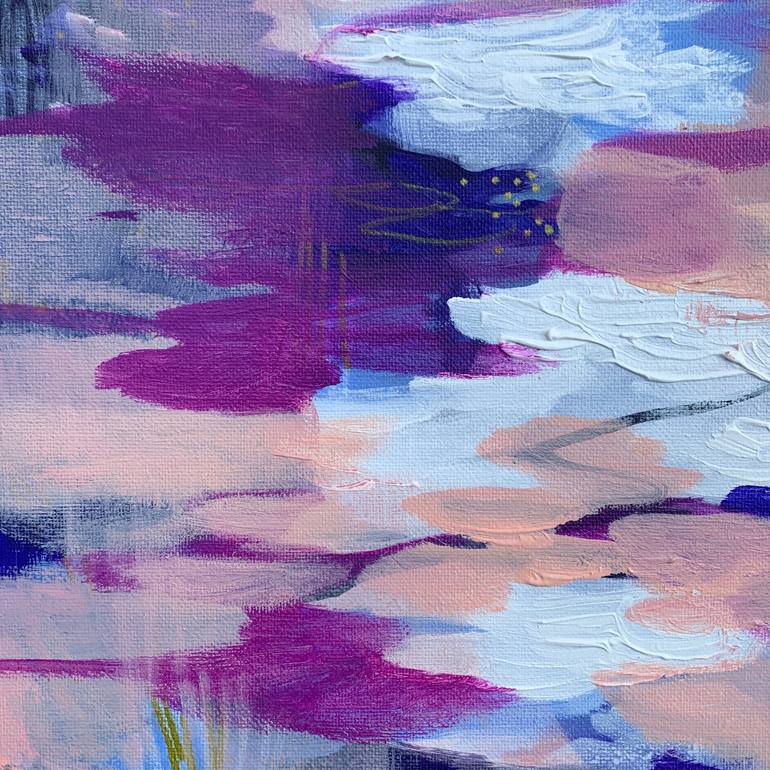 Original Abstract Expressionism Abstract Painting by Alissa Kim Tjen
