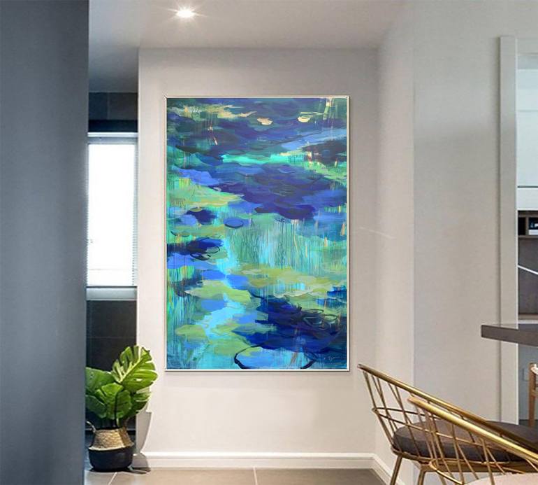 Original Abstract Painting by Alissa Kim Tjen