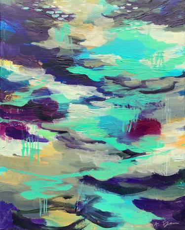 Original Abstract Paintings by Alissa Kim Tjen