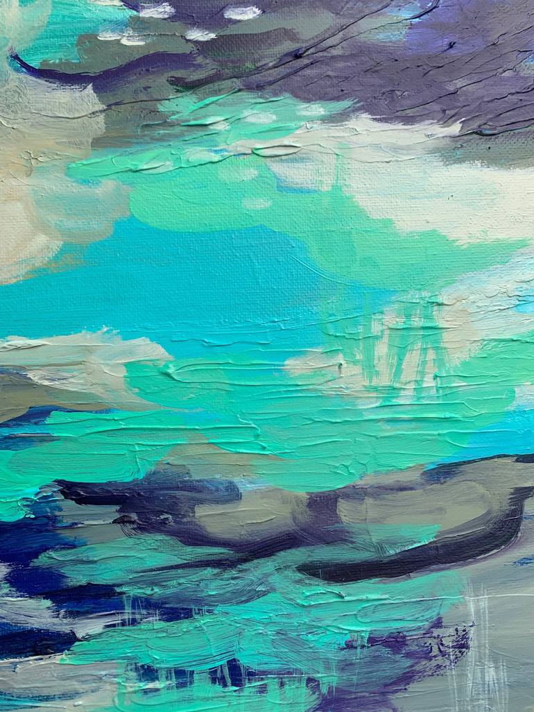 Original Abstract Painting by Alissa Kim Tjen