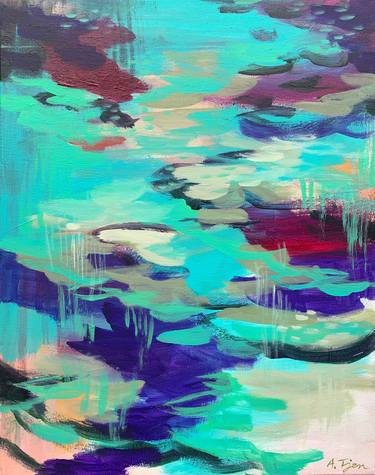 Original Abstract Expressionism Abstract Paintings by Alissa Kim Tjen