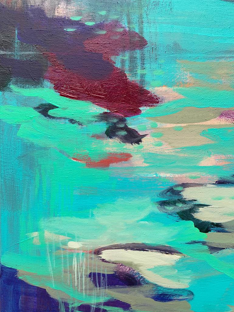 Original Abstract Expressionism Abstract Painting by Alissa Kim Tjen